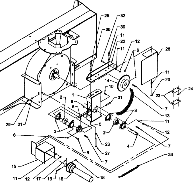 104 REDUCTION BOX - FRONT MOUNT - 716D