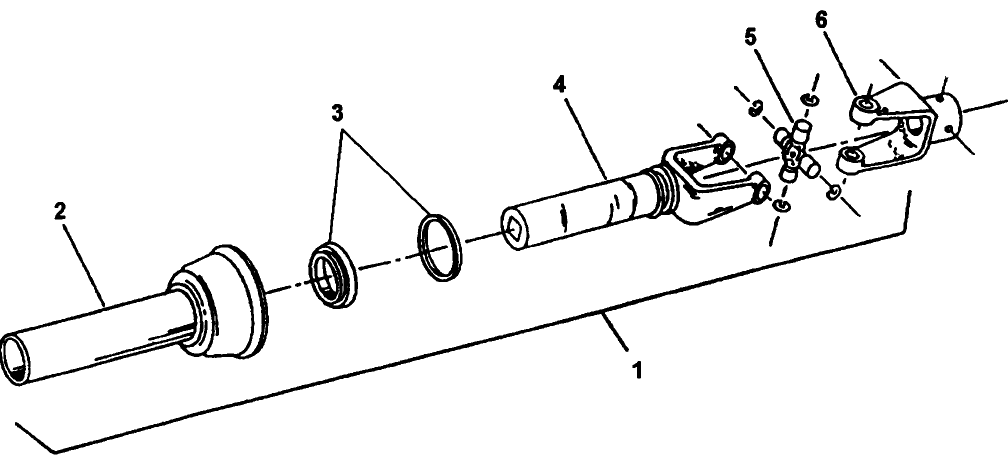 105 DRIVELINE FEMALE HALF - FRONT MOUNT - 716D