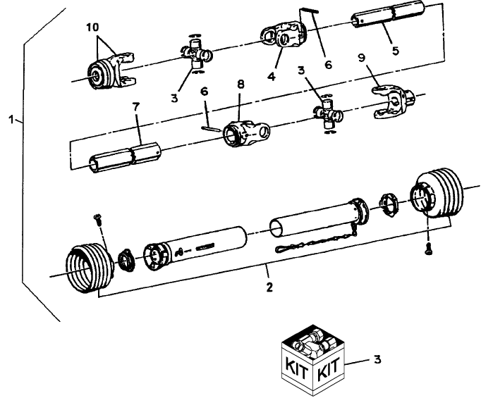 106 DRIVELINE - REAR MOUNT - 716D