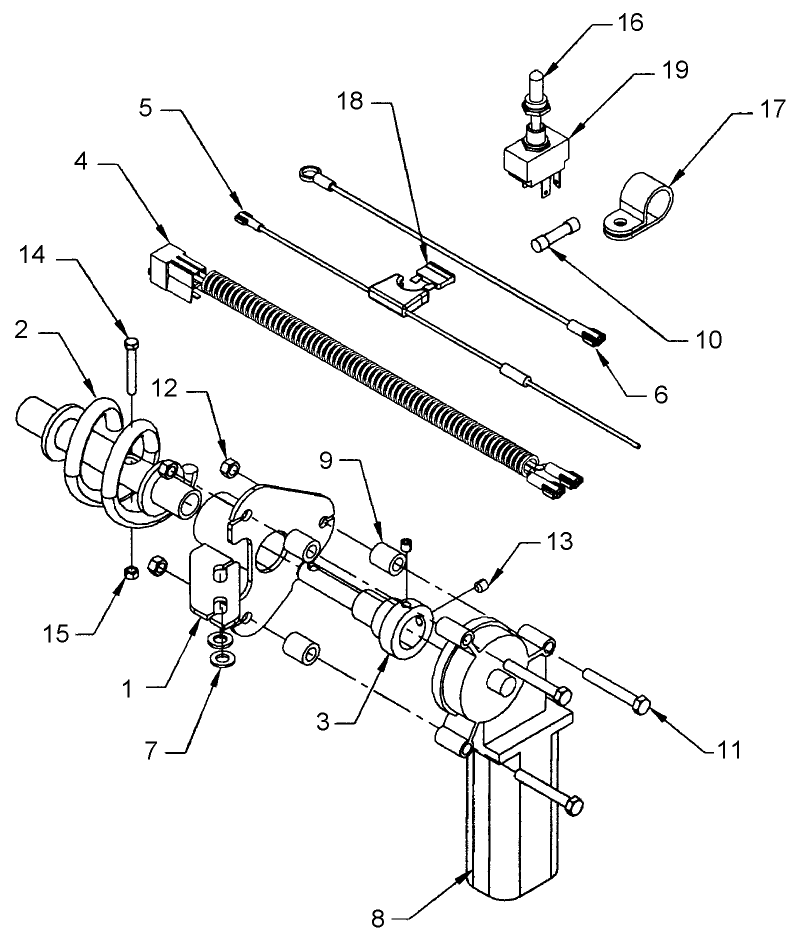 104 ELECTRIC CHUTE ROTATION - 716102006