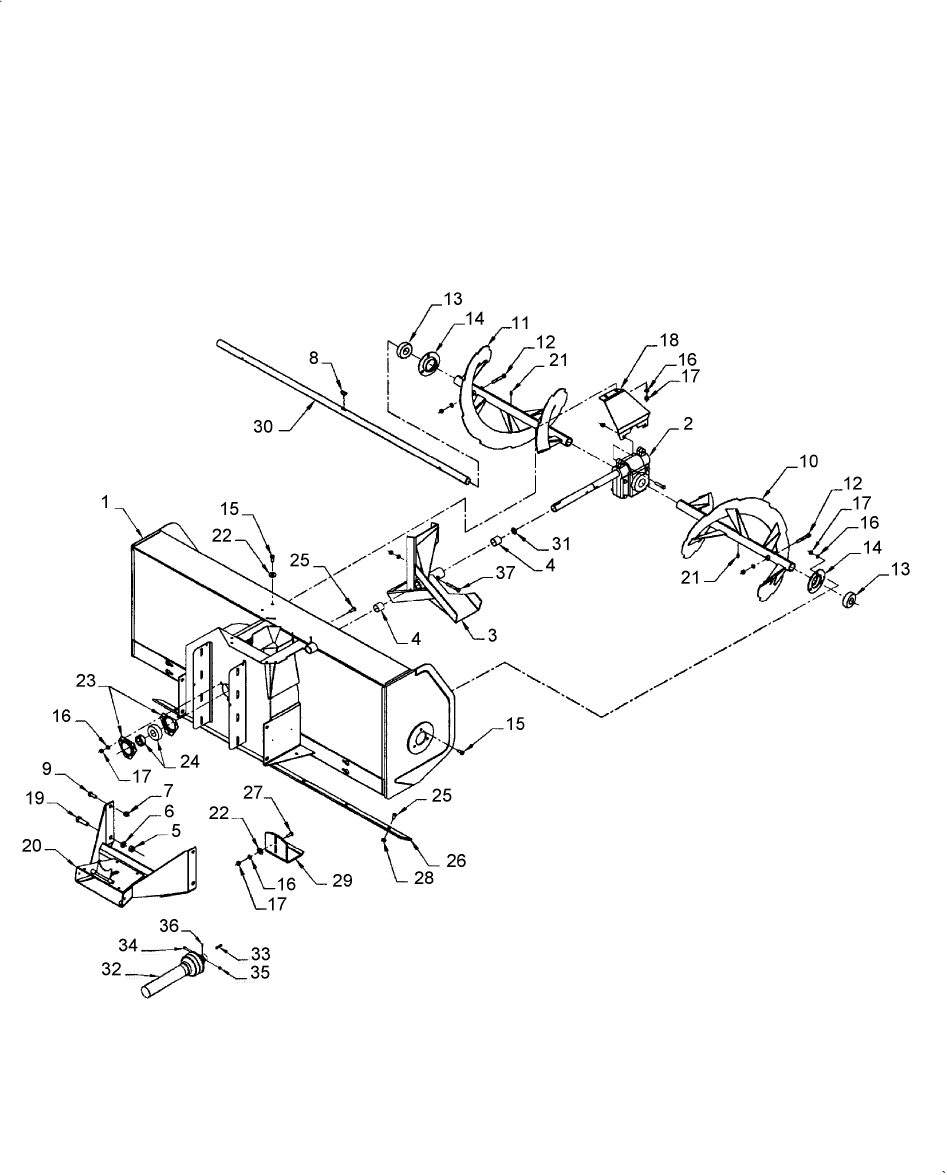 100.01 SNOWBLOWER - ON & ABOVE SN R05ZA066 - 50CS