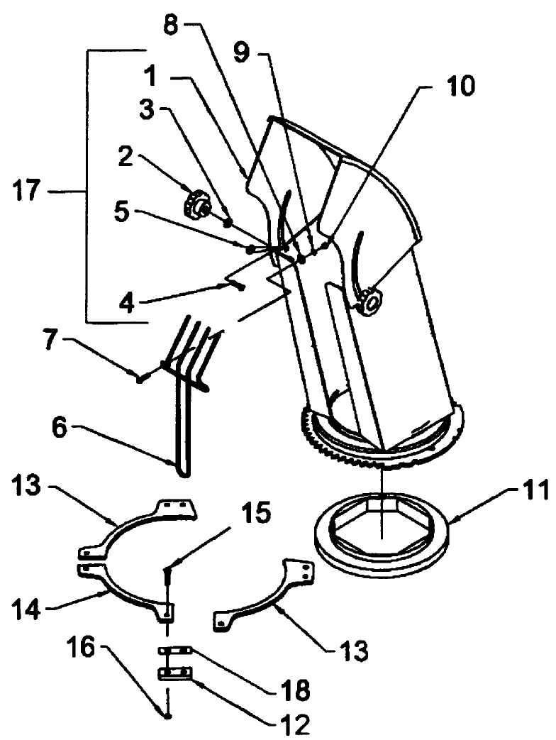 203 CHUTE WITH DEFLECTOR - 715339006