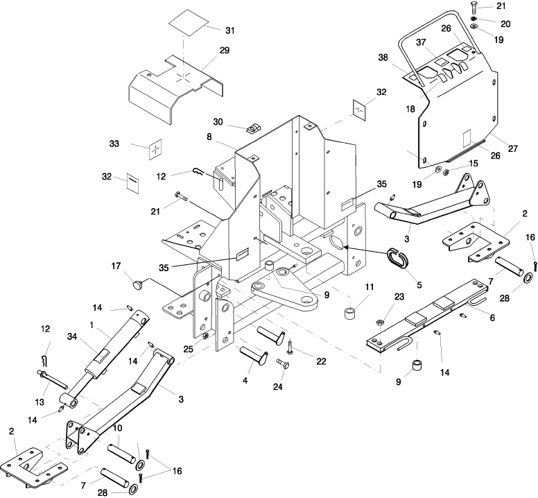 01 MAINFRAME & STABILIZERS