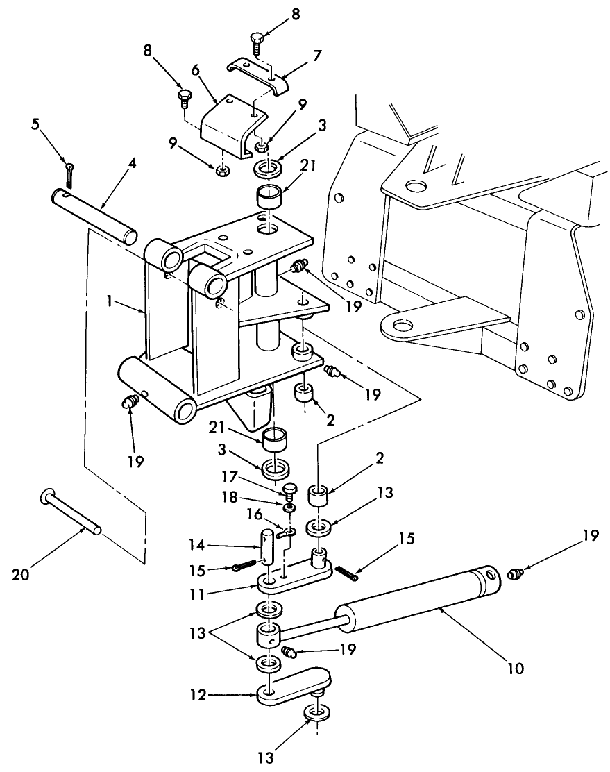 003 SWING FRAME & RELATED PARTS