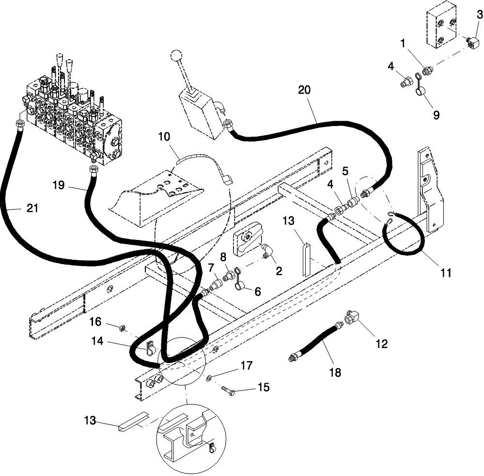 40 HYDRAULIC KIT, 715431006 - TC35/35D35DA-TC45/45D/45DA