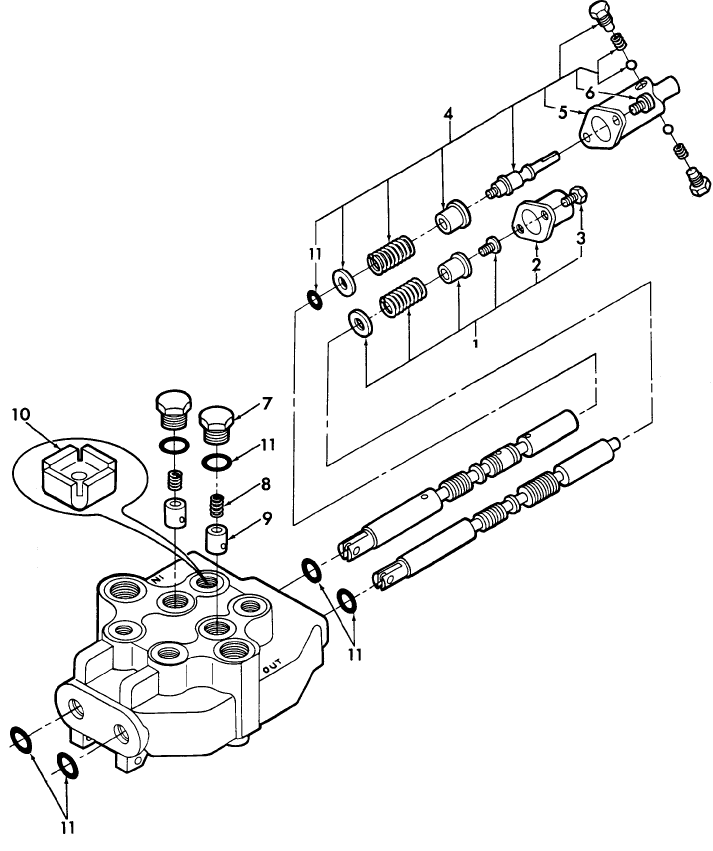 015 VALVE ASSEMBLY, SERIES 768A, MODELS 19SW3017, 83/85, 19SW3220, 86