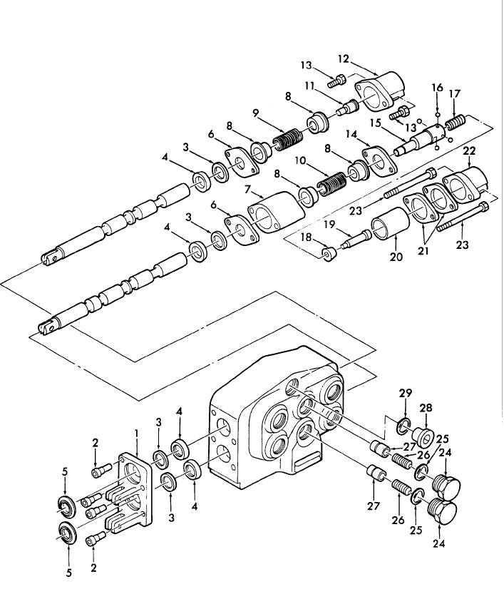 016 CONTROL VALVE 1110, 1210 TRACTORS TRACTOR MOUNTED VALVE, SERIES 7