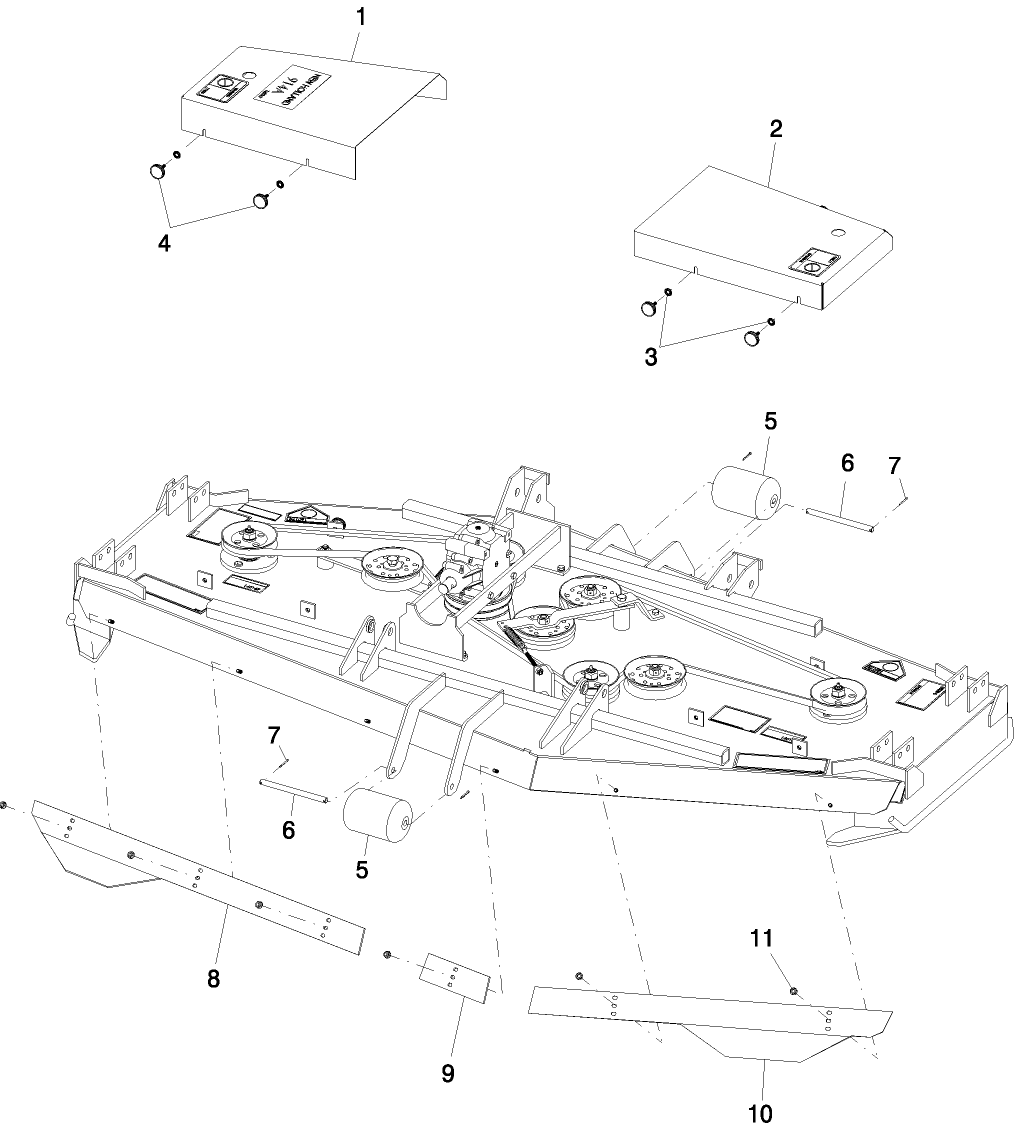 007(C) SHIELDS, DEFLECTORS & ROLLERS - 84"