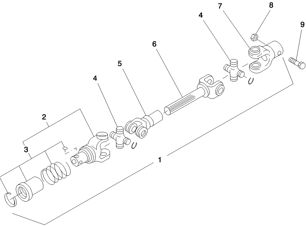 031 DRIVELINE COMPONENTS - 84"
