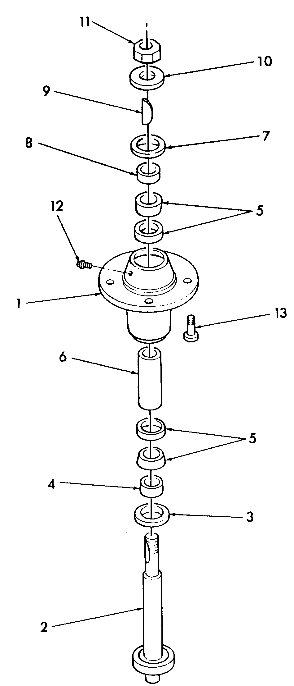 009 SPINDLES, 60" MOWERS