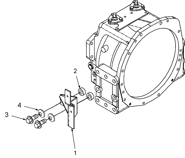 07.17 TUBE SUPPORT BRACKET FOR NON/LOADER TRACTORS