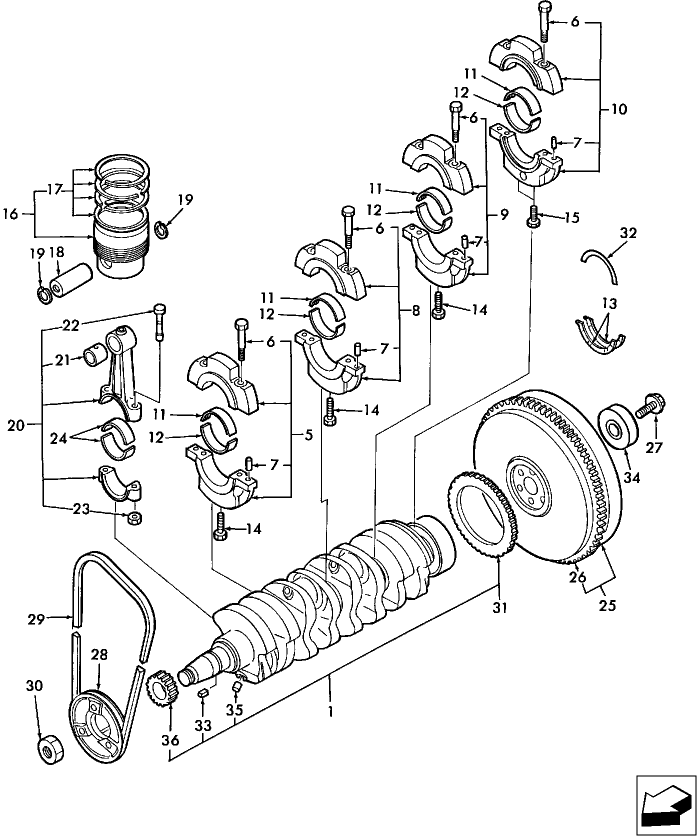 01.06 CRANKSHAFT & PISTONS