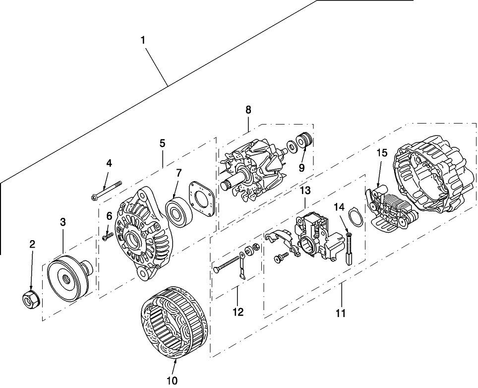 01.07 ALTERNATOR ASSEMBLY