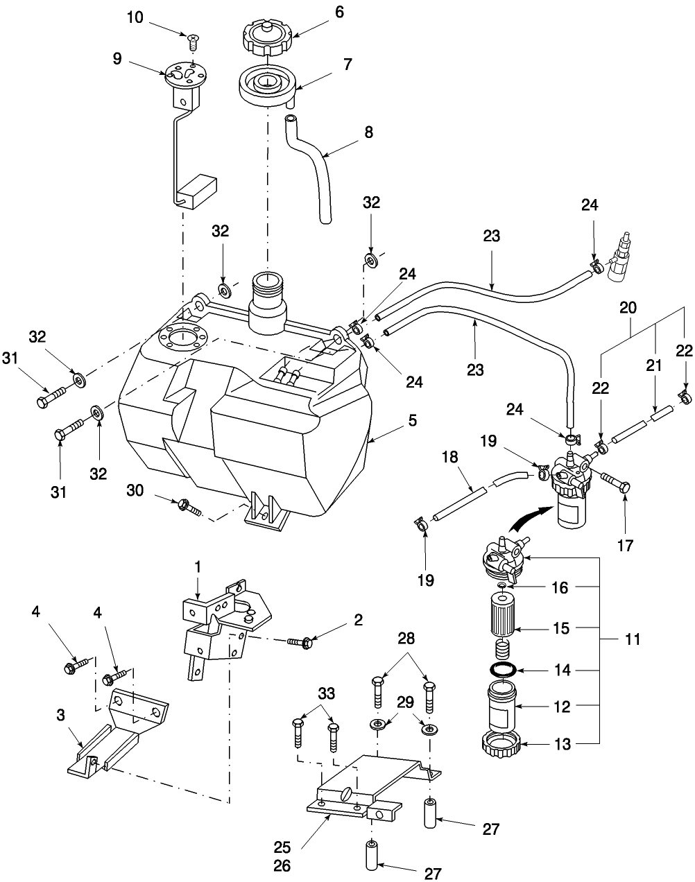 09A01 FUEL TANK & RELATED PARTS