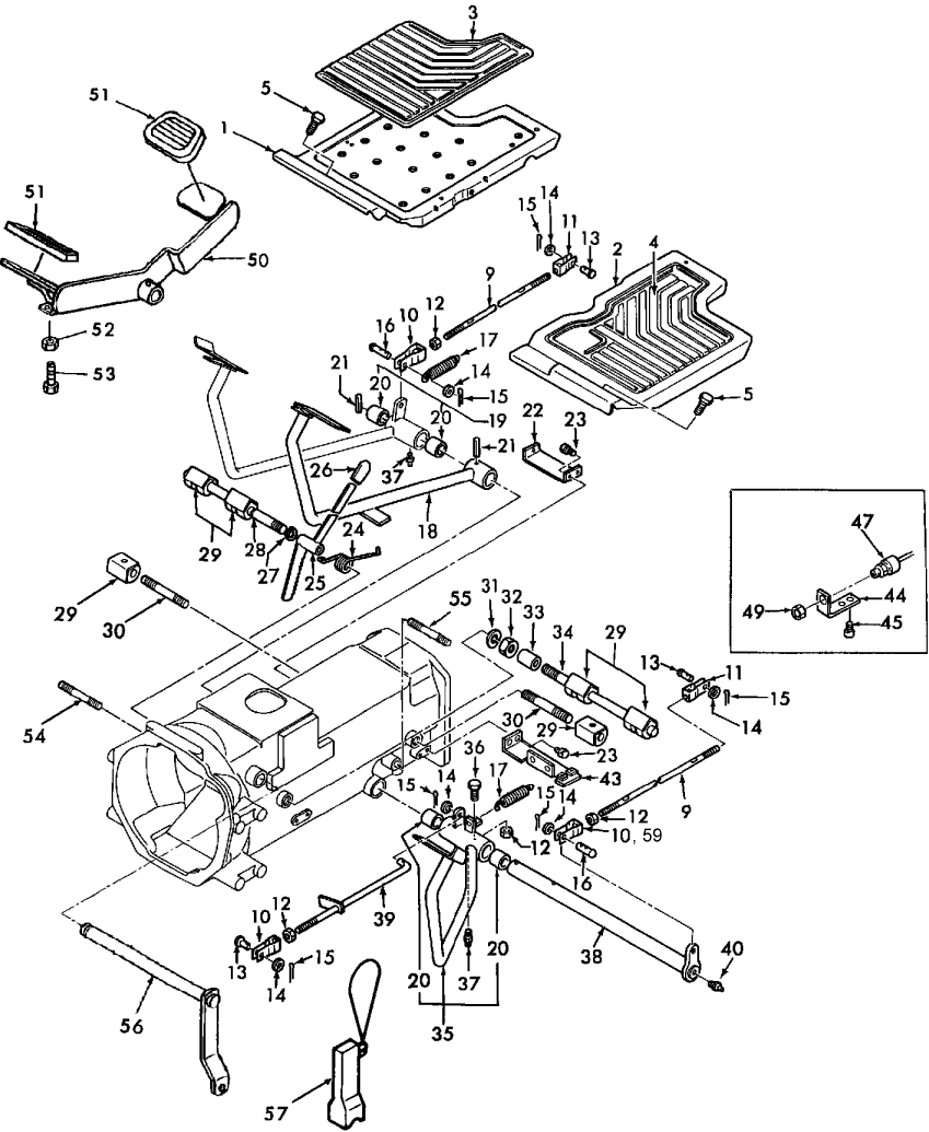 07M01 PEDALS, STEPS & MATS