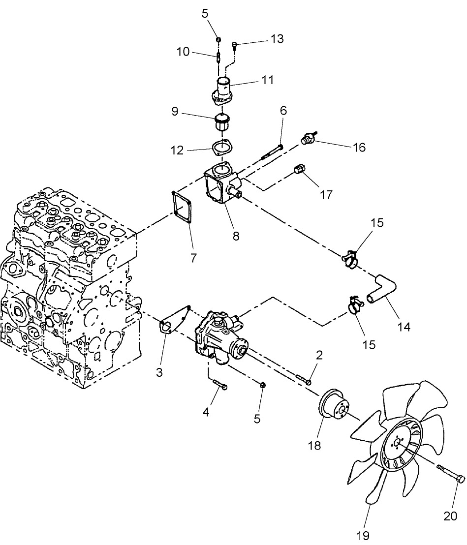 01.11 WATER PUMP & FAN