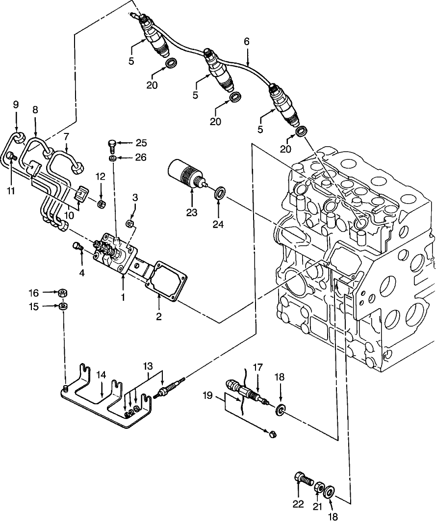 09D01 INJECTION PUMP & LINES