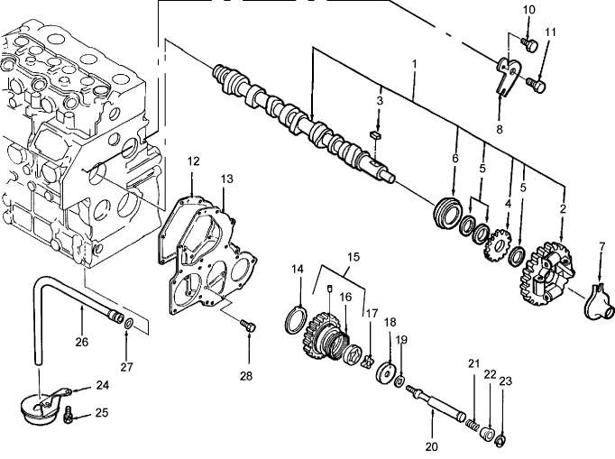 01.03 CAMSHAFT & OIL PUMP