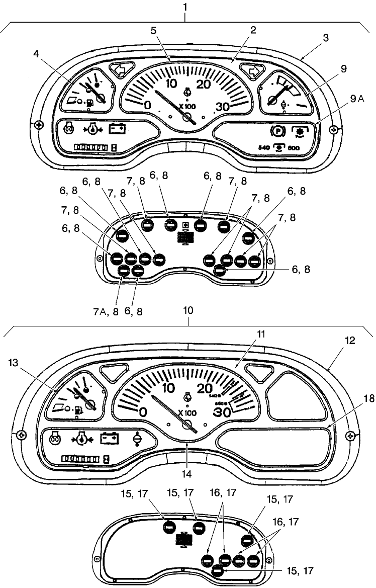 12A01 INSTRUMENT PANEL