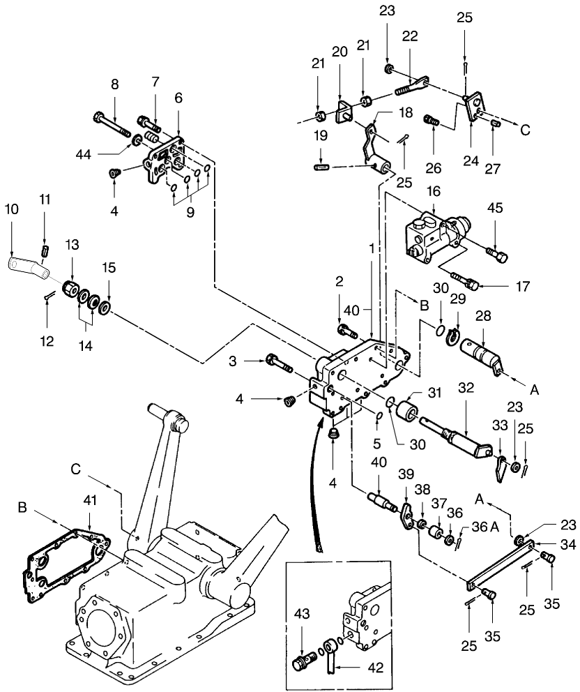 07.03 CONTROL VALVE, QUADRANT & LINKAGE L/DRAFT CONTROL