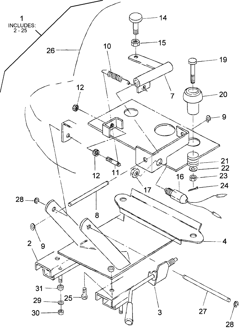 13A01 SEAT BRACKET