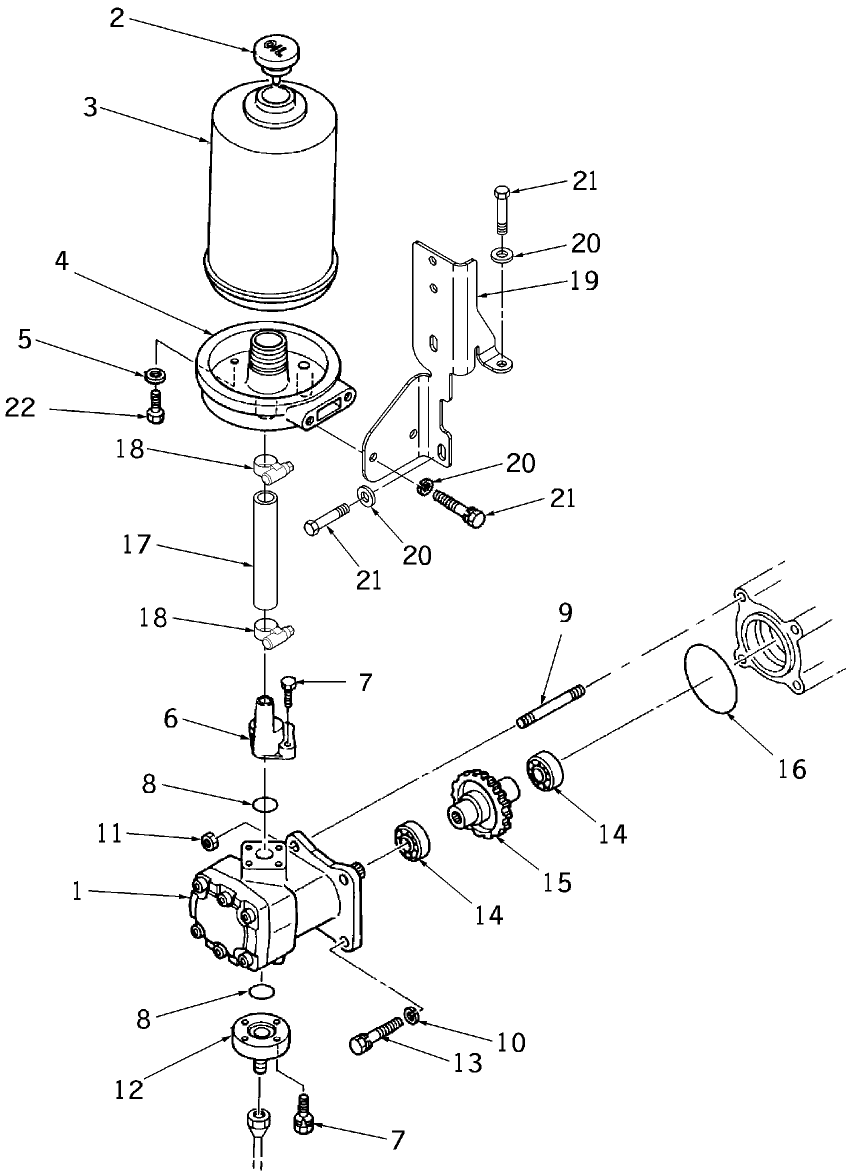 03C02 POWER STEERING PUMP