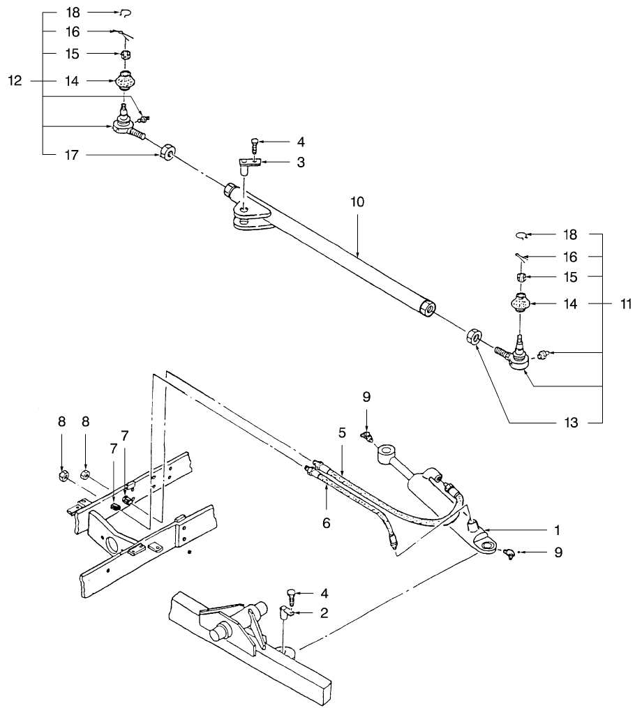 03A02 STEERING LINKAGE, W/2WD