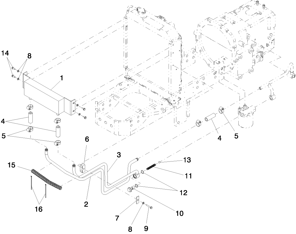 02.03.01 OIL COOLER, HST - ON & ASN G105215