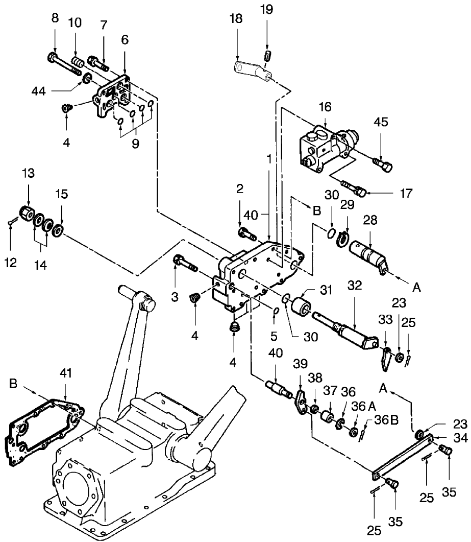 07.03 HYD CONTROL VALVE, QUADRANT & L/DRAFT CONTROL