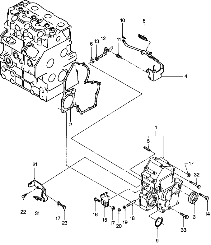 01.12 TIMING GEAR CASE