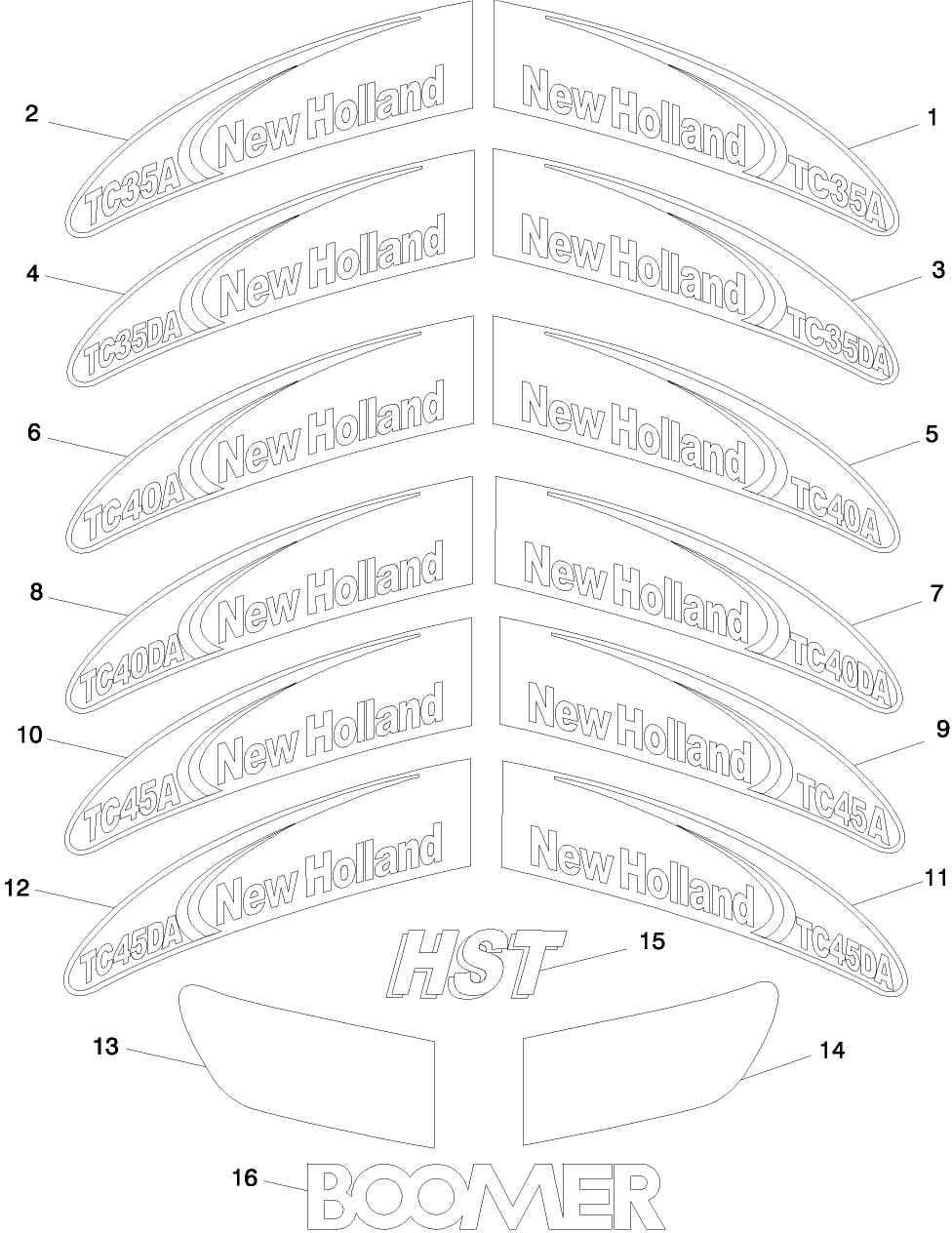 08.12 DECALS - IDENTIFICATION