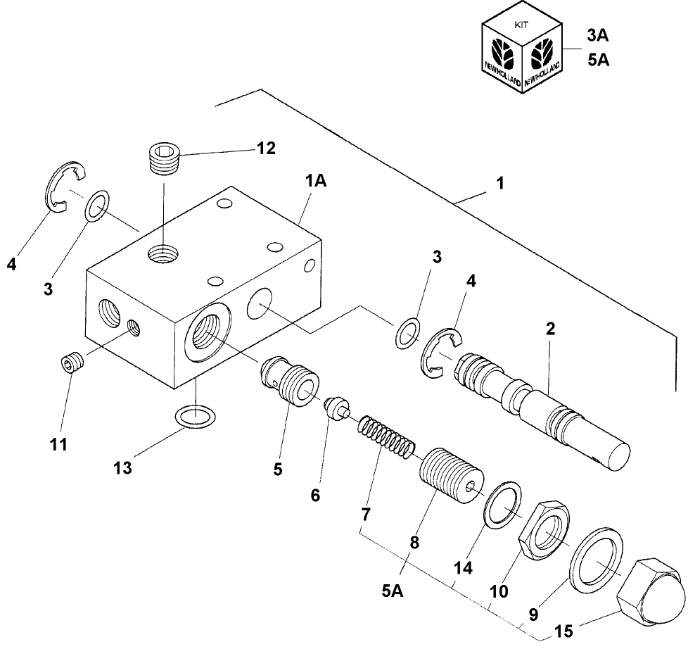 03.13.01 CONTROL VALVE, PTO (KAYABA)