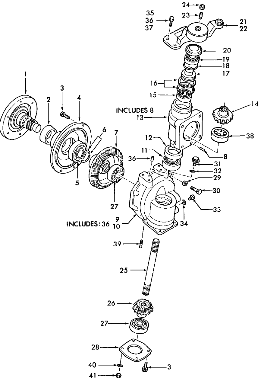 04.11 FINAL REDUCTION GEARS, W/FWD