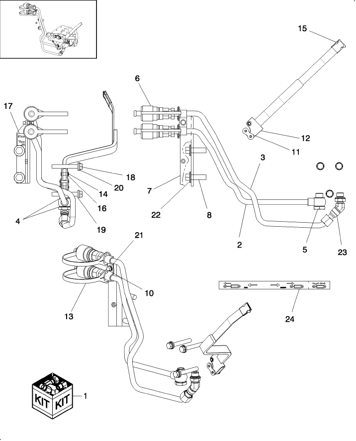 07.10 REAR REMOTE #1 SELF CENTERING CONTROL - 719933006