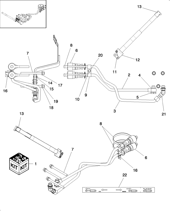 07.11 REAR REMOTE #2 SELF CENTERING CONTROL - 719935006
