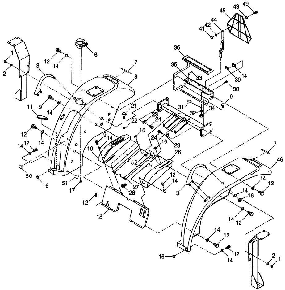 08.01 FENDERS & RELATED PARTS