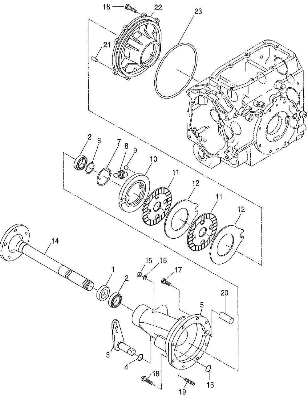 05.01.02 BRAKE & WHEEL SHAFT CASE, RH