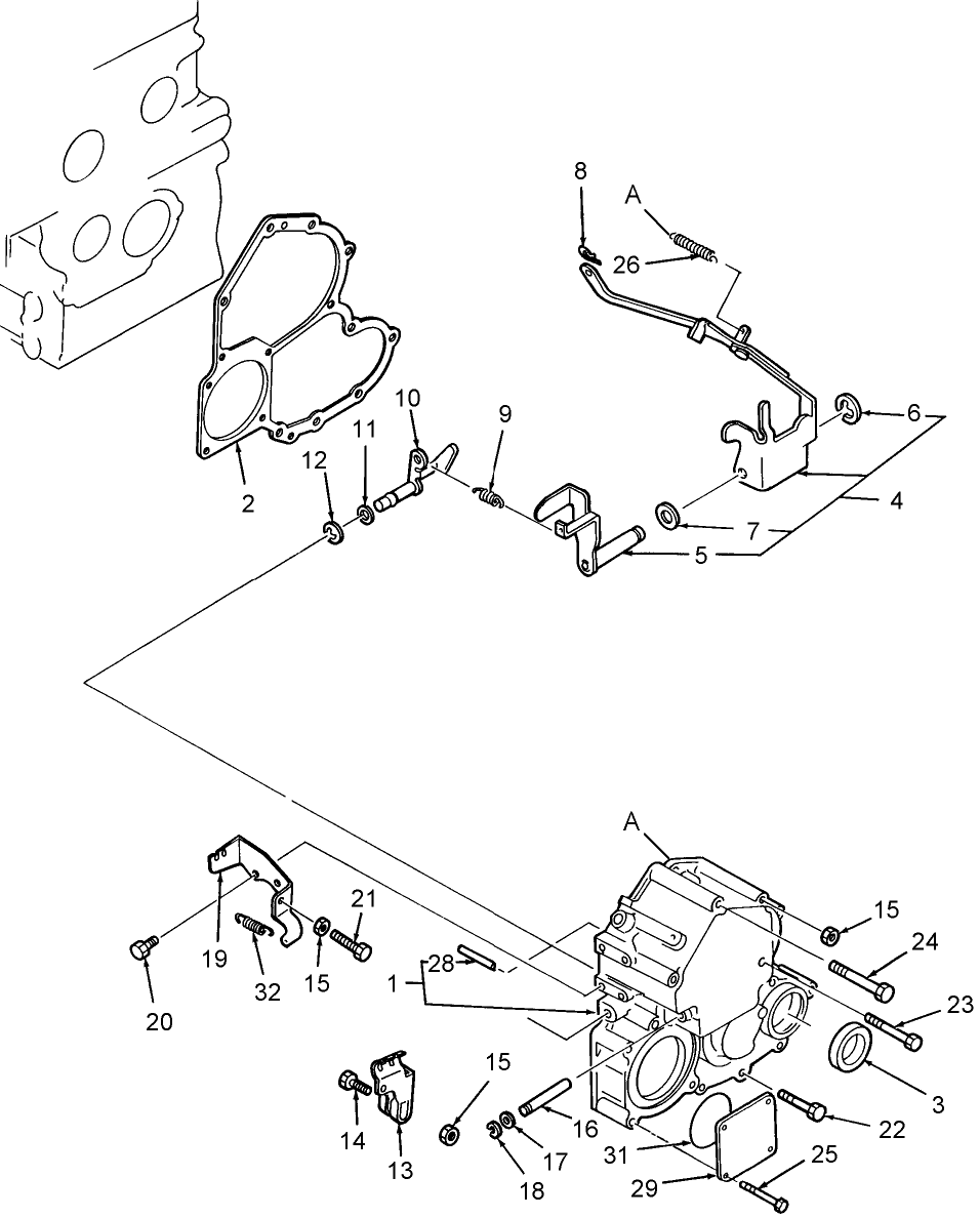 01.05 TIMING GEAR CASE