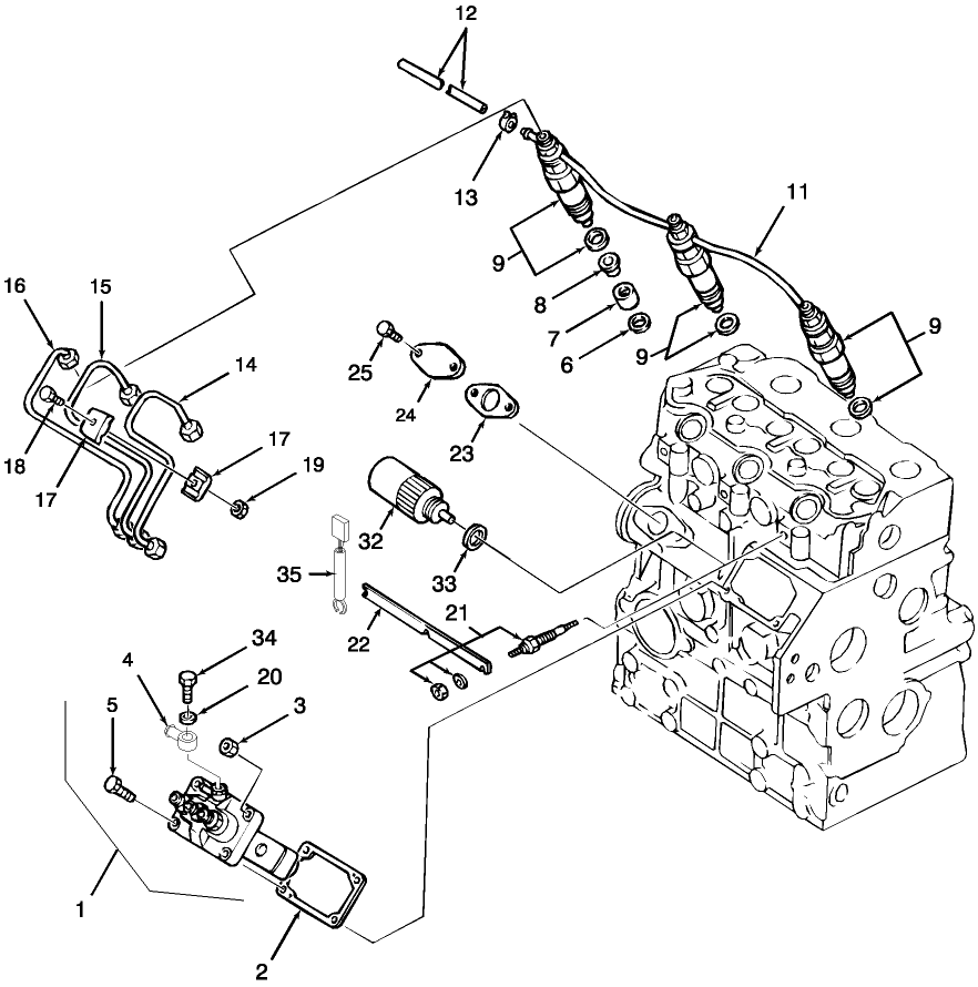 01.09 INJECTION PUMP & LINES