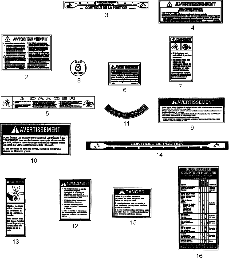 14.02  FRENCH LANGUAGE OPERATOR'S MANUAL & SAFETY DECALS  - 719184006