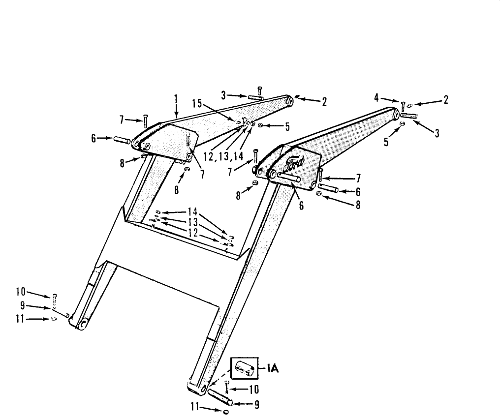 002 LIFT ARM, 19-335,19-377,19-336,19-337