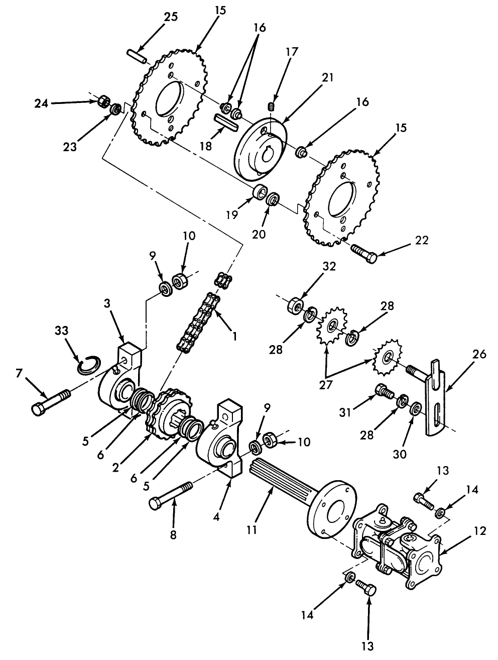 009 DRIVE CHAIN & SPROCKETS