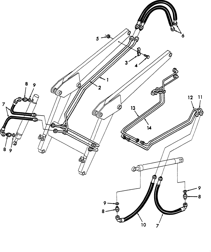 003 HYDRAULIC SYSTEM, MODEL 9801717