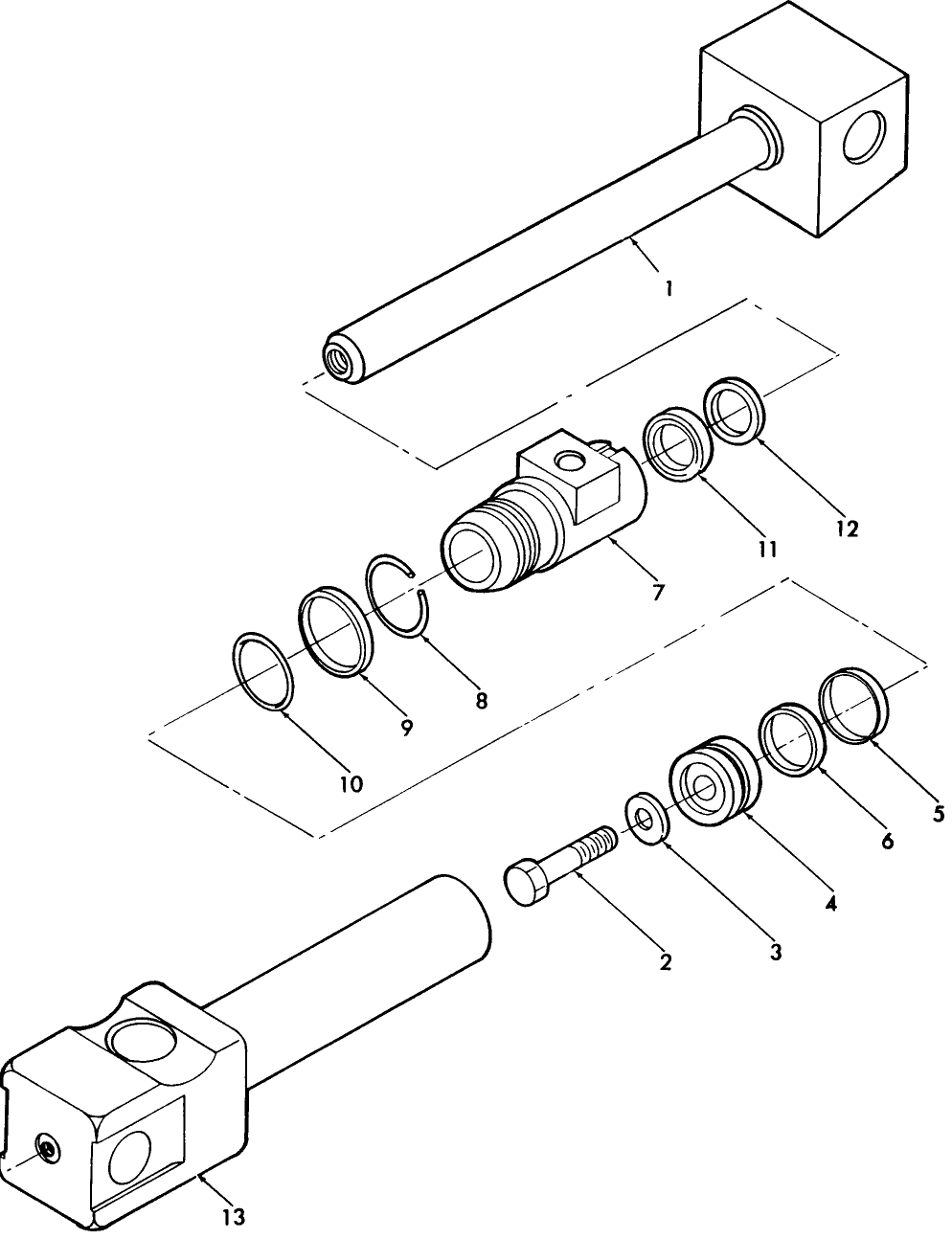 18C02 CYLINDER ASSEMBLY, BUCKET - 2800 LB., 19-955