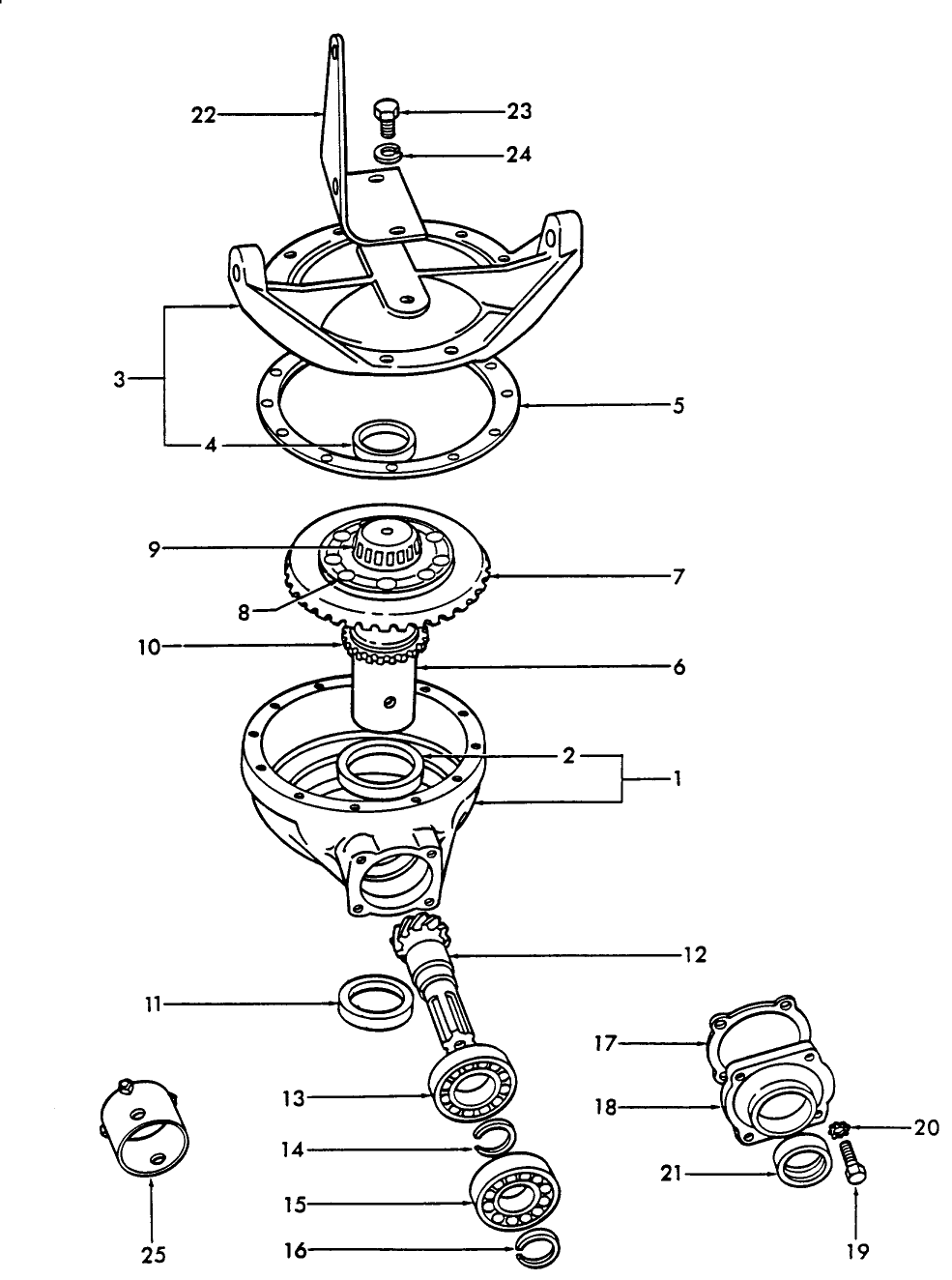 002 GEAR BOX ASSEMBLY - 22-63,22-204