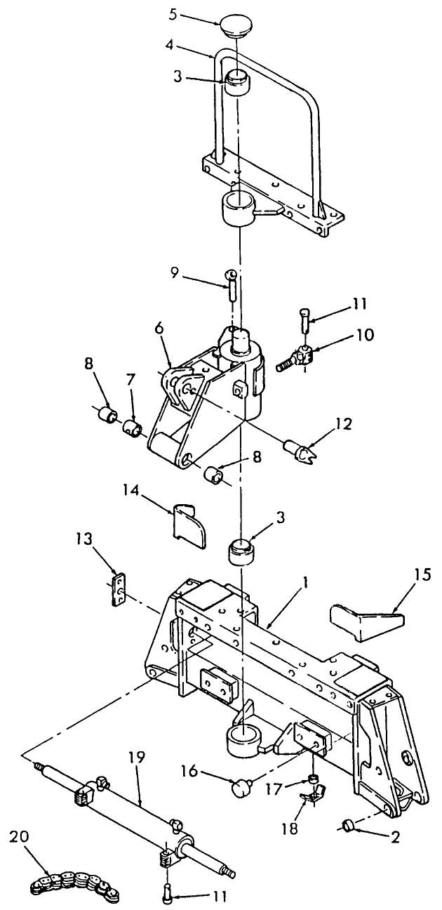 001 MAIN FRAME ASSEMBLY, BH-114 & BH-124