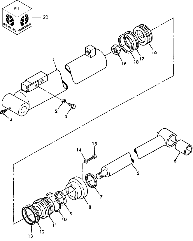 058 CROWD CYLINDER ASSEMBLY, BH-134
