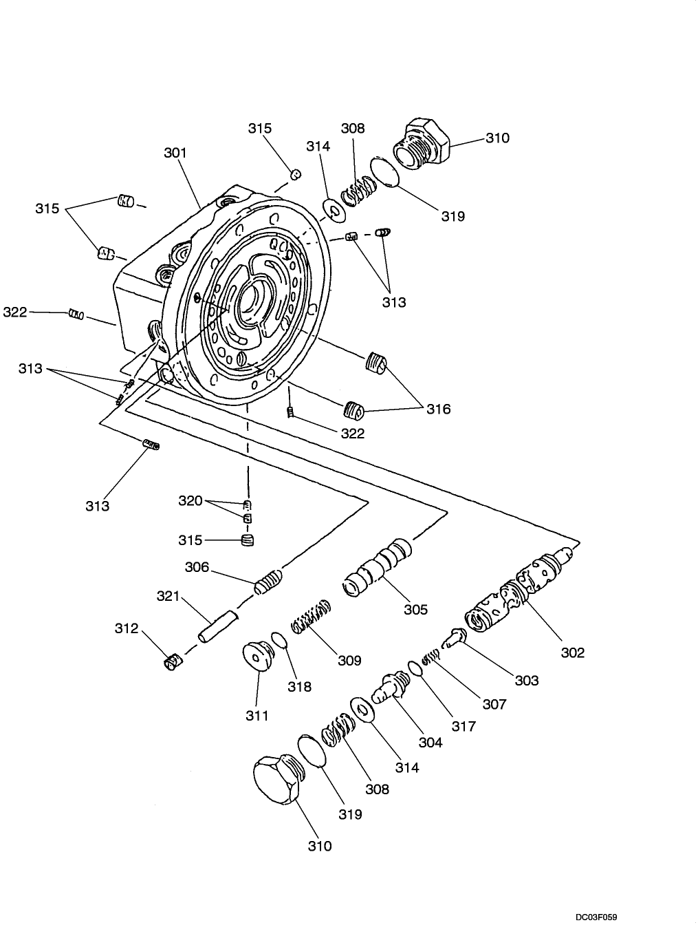 06-04(00) MOTOR - TRACK DRIVE, BODY ASSY