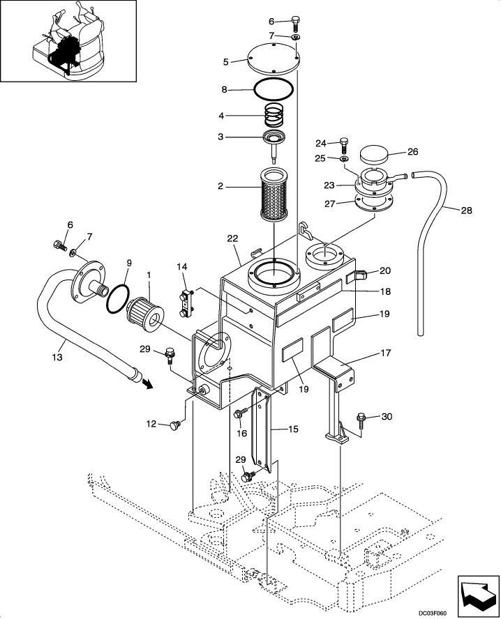 08-01(00) HYDRAULIC RESERVOIR