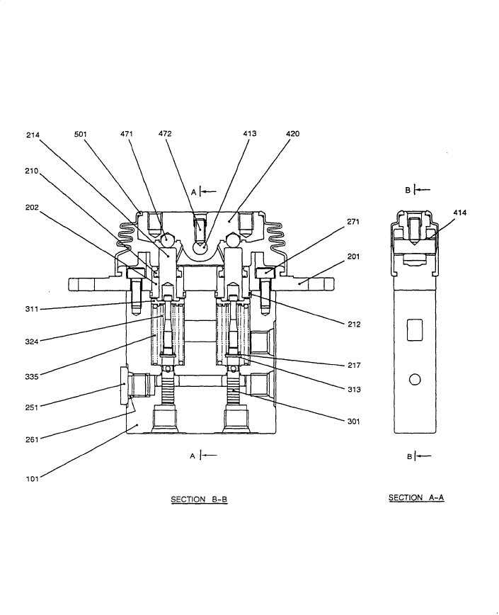 HC820-01(1) PILOT VALVE - COMPONENTS (PROPELLING - DOZER)